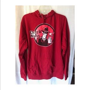 Dutch bros red hoodie